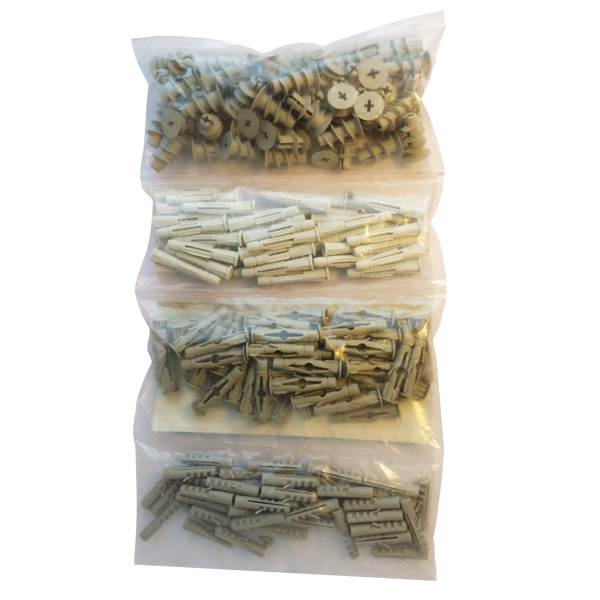 201Pcs Wall Plug Set with Bits