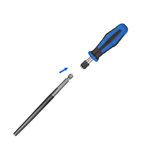 Hex Shank Steel File & Wood Rasp