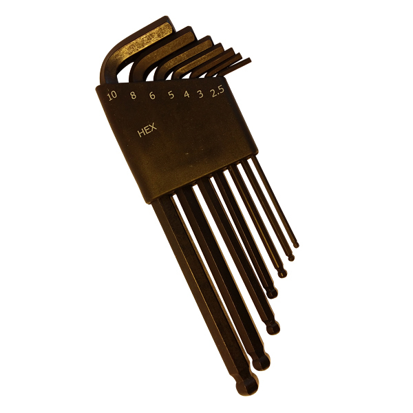 7Pcs Medium Arm Hex Key with Ball End