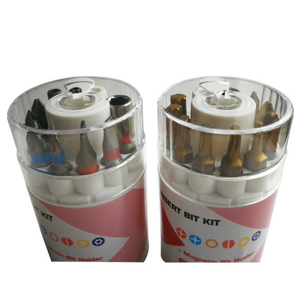 10Pcs Bits Set in Round Box
