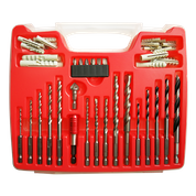 57Pcs Drills Bits and Dowels Set
