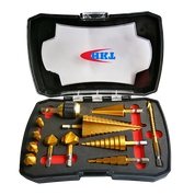 12Pcs Countersink Step Drills Set