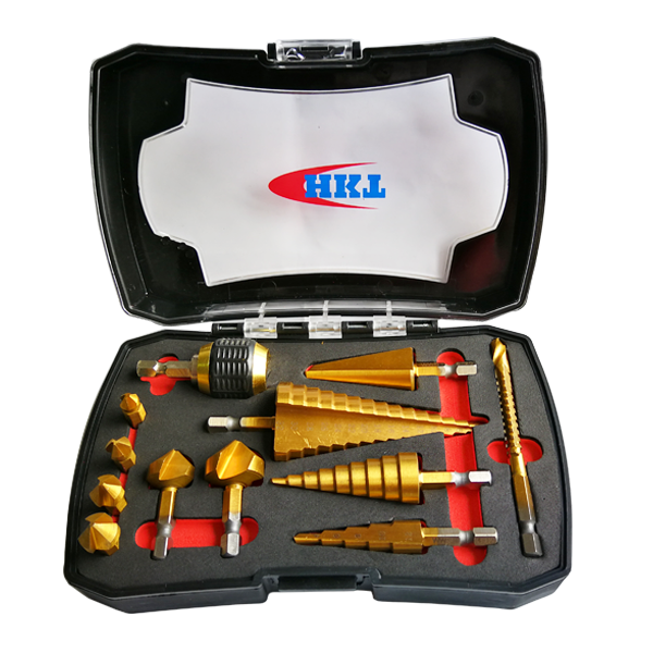 12Pcs Countersink Step Drills Set