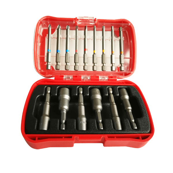 15Pcs Bits and Nut Setter Set